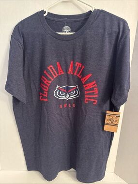 Florida Atlantic University Owls T-Shirt Size Large Rivalry Threads '91 NWT